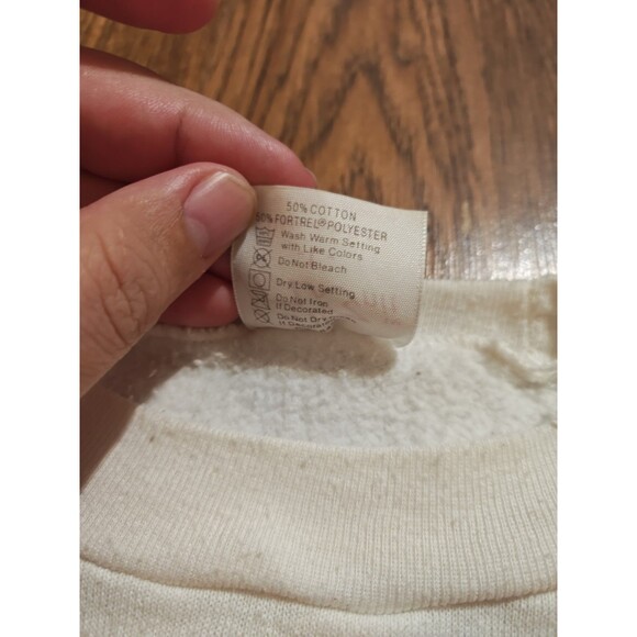 VTG 80s California Raisins Grapevine Sweatshirt Sweater Adult Large White - Picture 3 of 7